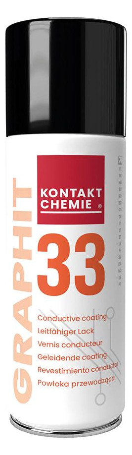 Bild GRAPHIT 33 Graphitlack Spraydose 200ml l eitfähig - KONTAKT CHEMIE-0