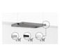 Dunstabzugshaube Flschirm 600mm si B LED 67dB 389cbm/h Ø120-150mm 3st Abl/Uml