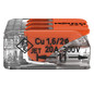 Steckklemme 3f 450V 32A Serie 221 0,2-4qmm m.BetätiHebel f.Massivleiter