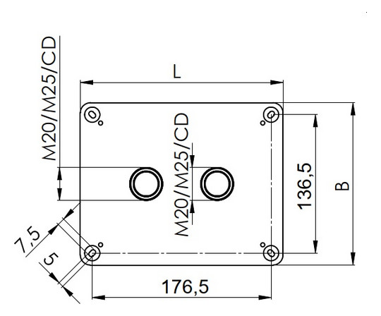 WISKA Abzweigkasten        COMBI 1610 LG 