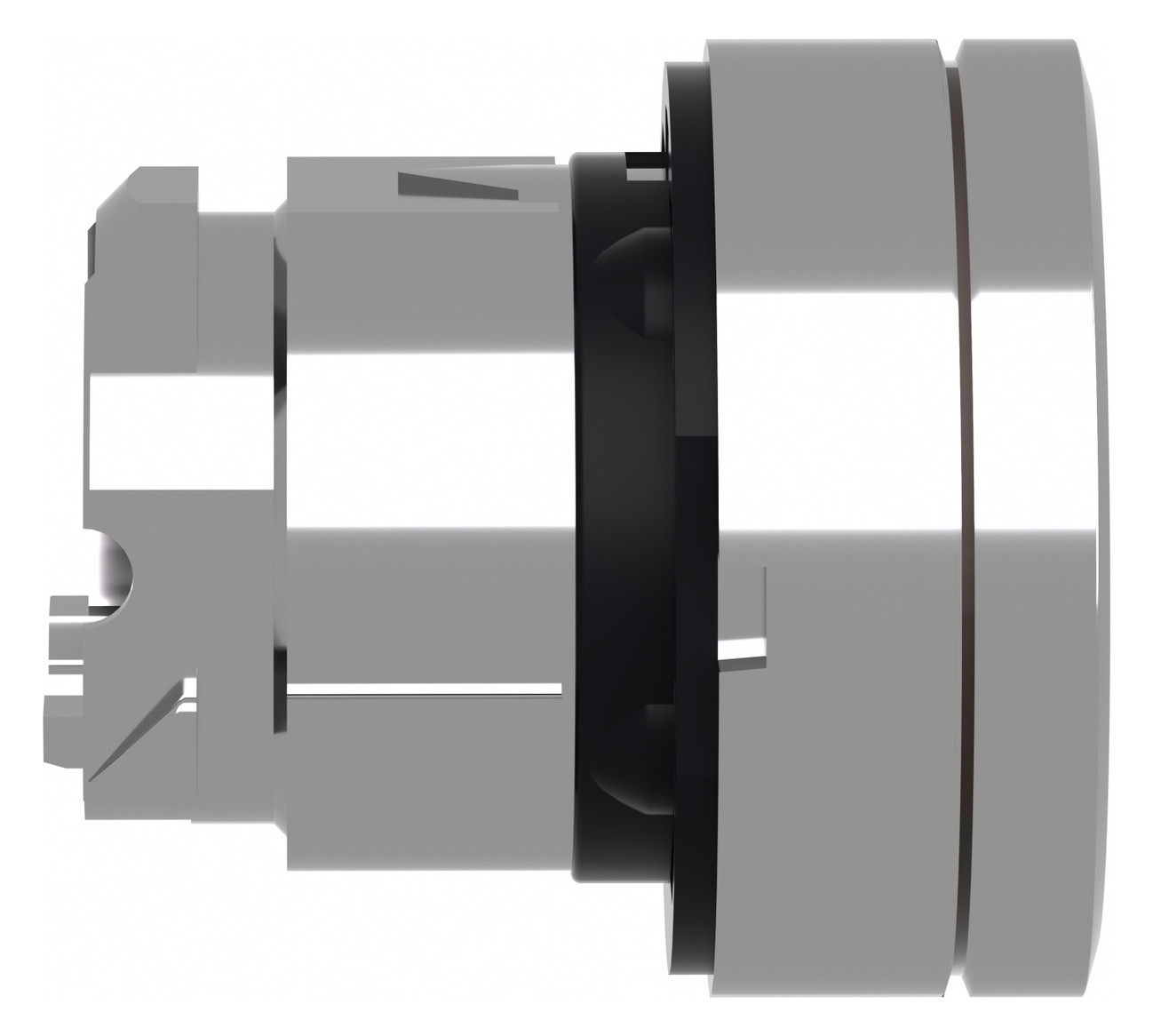 Drucktaster Front 1f ws bel.b Ø22,5mm rnd Geeignet für Beleuchtung IP66