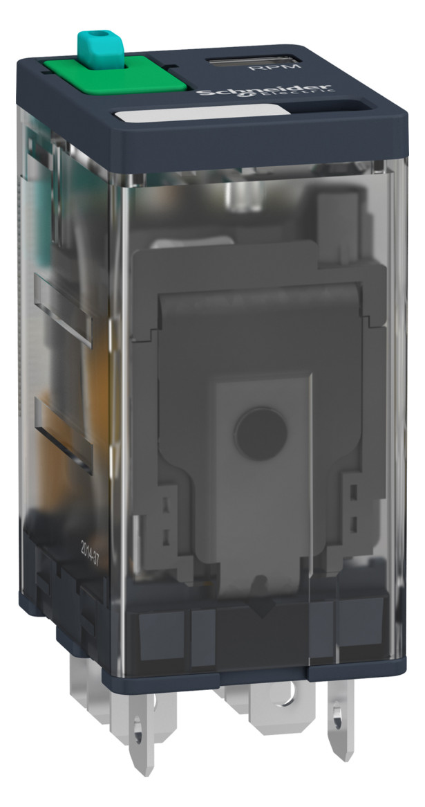 Schaltrelais 2W IP40 21x27x53mm Steckanschl