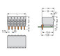 Platinenstecker Stift 5p Serie 2091 lgr 1re 3,5mm Zinn Löt 2mm frei