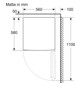 Tischgefrierschrank 83l E 164kwh 39dB ws 3Korb B560xH850xT580mm Warnsignal: