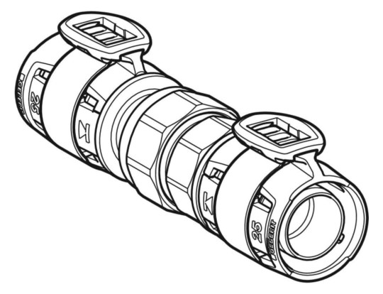 Geberit Verschraubung FlowFit Ø 25 mm, G 3/4