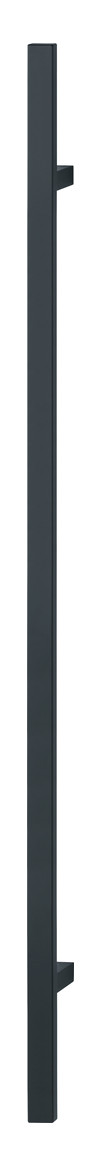 Bild HOPPE Stoßgriff E5726, BA 1.200mm, L 1.600mm, Durchmesser 40mm, verdeckt verschraubt, schwarz matt-0