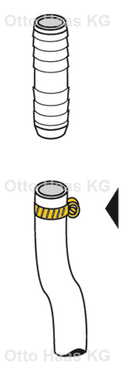 HAAS Schlauchklemmen W1 120-140 mm, 9 mm, Stahl glanzverzinkt