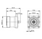 7/16-Buchse RG58 50Ohm