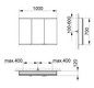 KEUCO Spiegelschrank Royal Modular 2.0 DALI 1000 x 700 x 120 mm, 2 Steckdosen, Wandvorbau, 3 Türen, beleuchtet