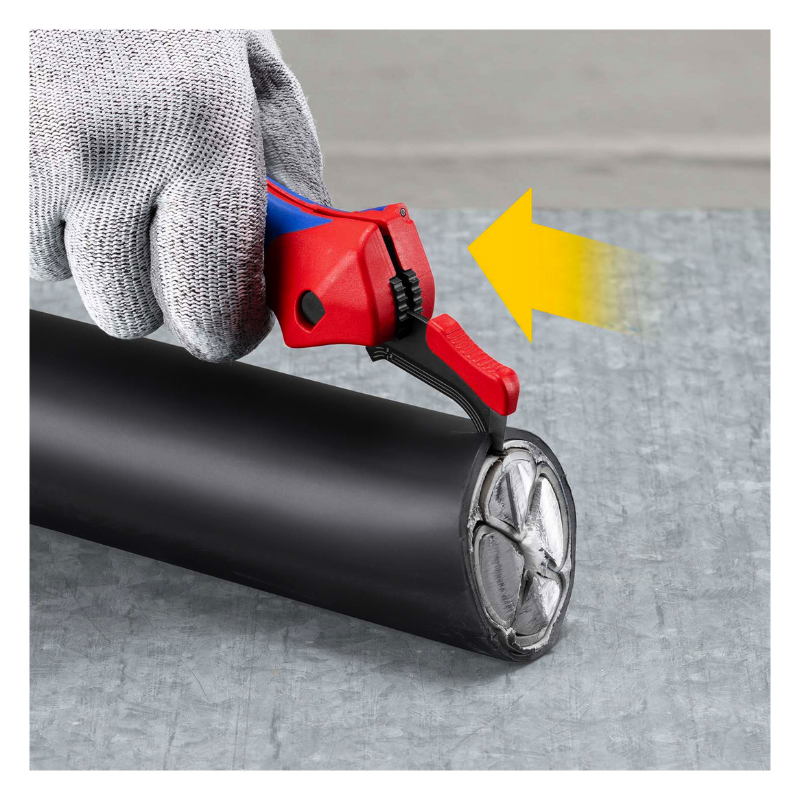 Abisolierwerkzeug Ø8-28mm Längsschn einstellb.Kerbt Kerbtiefe einst Rundschn