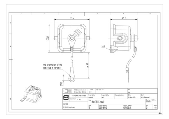 HART Abdeckkappe             09370035405 
