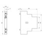 Hilfsschalter REG 16A 10V 0,5TE DIN-Schiene(REG)