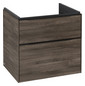 V&B Waschtisch-Unterschrank Subway 3.0 62,2x57,6x47,8cm, ohne LED/Griff Volcano black, stone oak