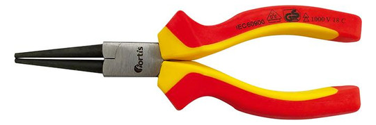 fortis-Langbeckzange VDE, runde Backen,...