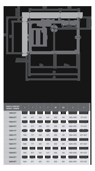 Roth Komplettdusche Vinata Comfort Eck 1660 x 677 x 2160 mm, ESG Rückwände anthrazit, ESG Schiebetür klar