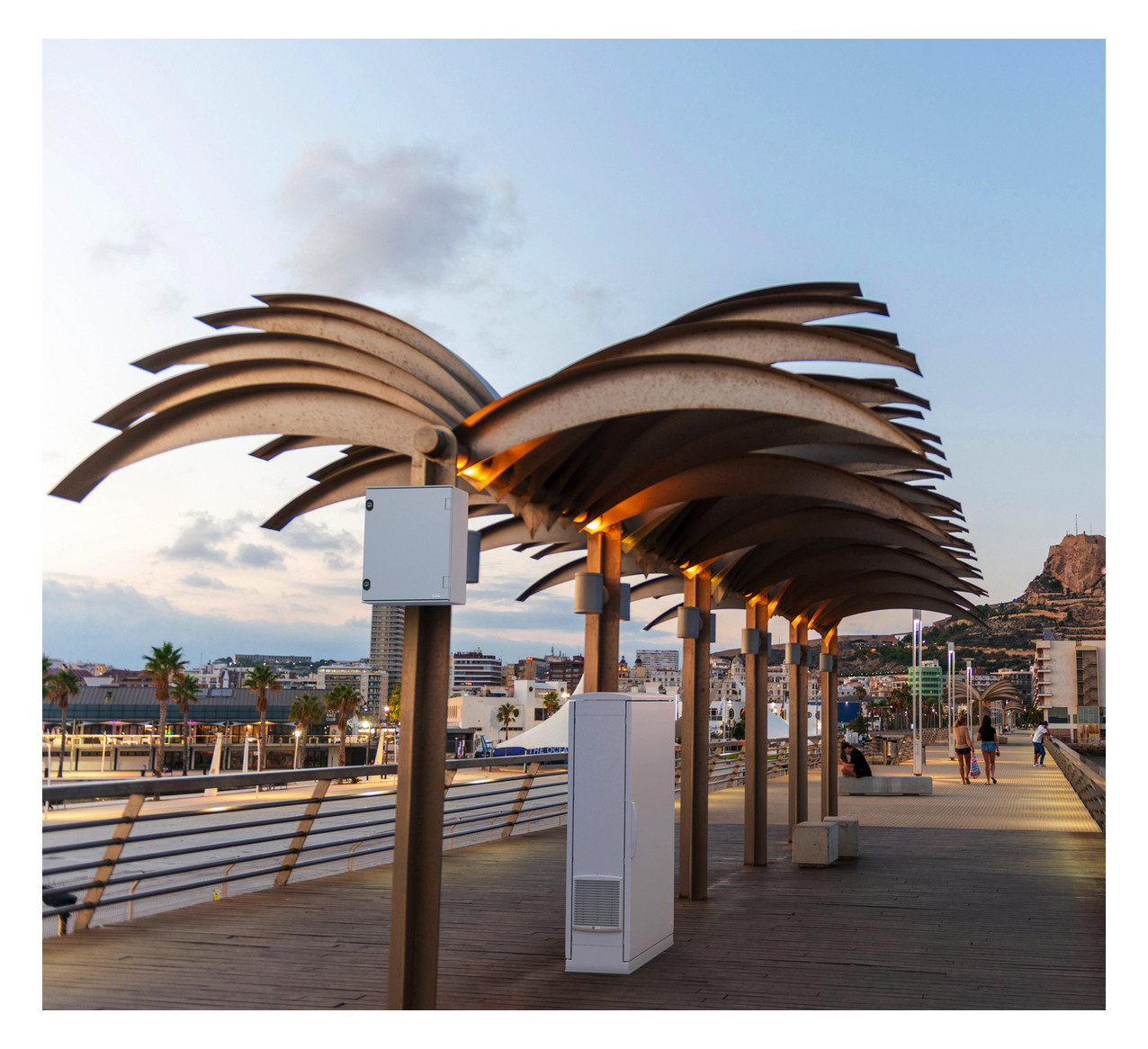 Wandschrank Kst IP66 B430xH530xT200mm unbeh RAL7035