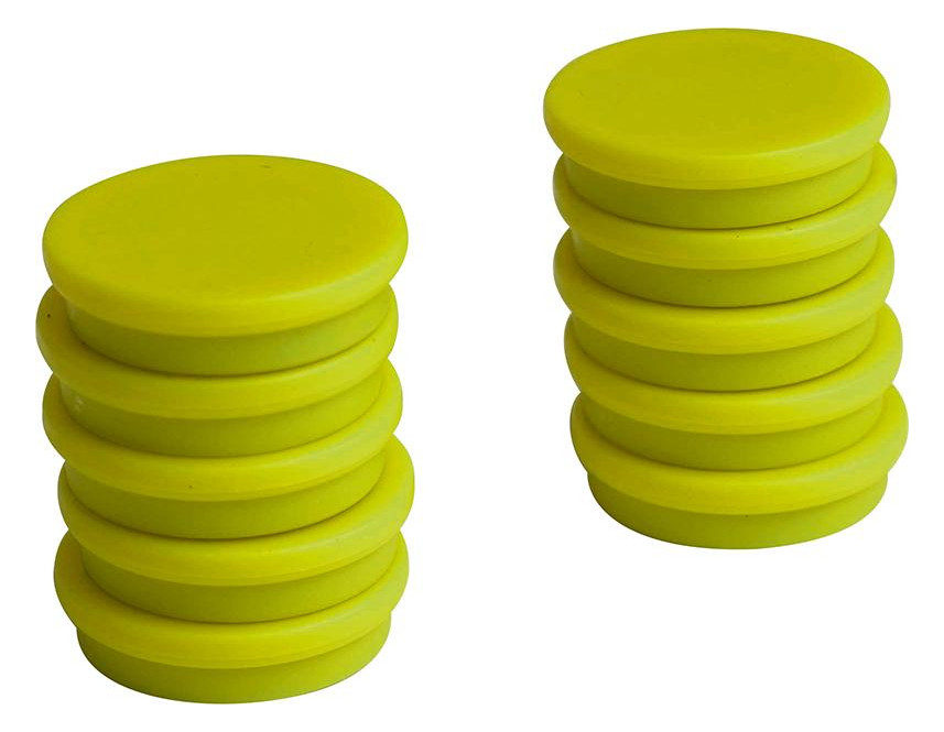 Bild Organisationsmagnet rund gelb 30mm Eclip se - C ECLIPSE MAGNETICS-1