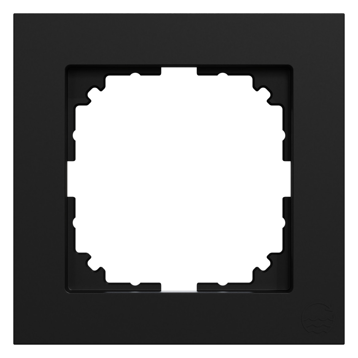 Rahmen 1f sw mt Kst Unterputzmontage Thermopl Rahmen 1f sw mt Kst Unterputzmontage Thermopl