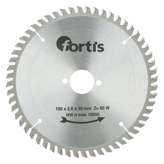 fortis-HW-Kreissägeblatt 190x2,8x30 mm, 56Z