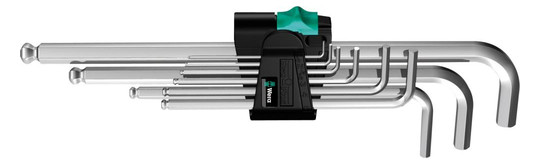 Wera-Kugelkopf-Stiftschlüssel-Satz 950PKL/9 SM N -...