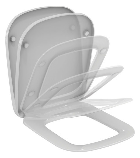 Ideal-Standard WC-Sitz Connect E mit Sitzpuffer, Scharniersatz, Softclosing, weiß