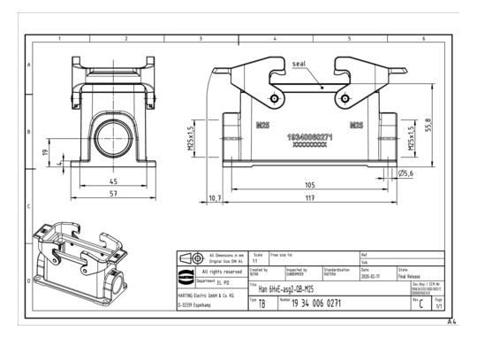 HART Han 6HvE-asg2-QB-M25    19340060271 