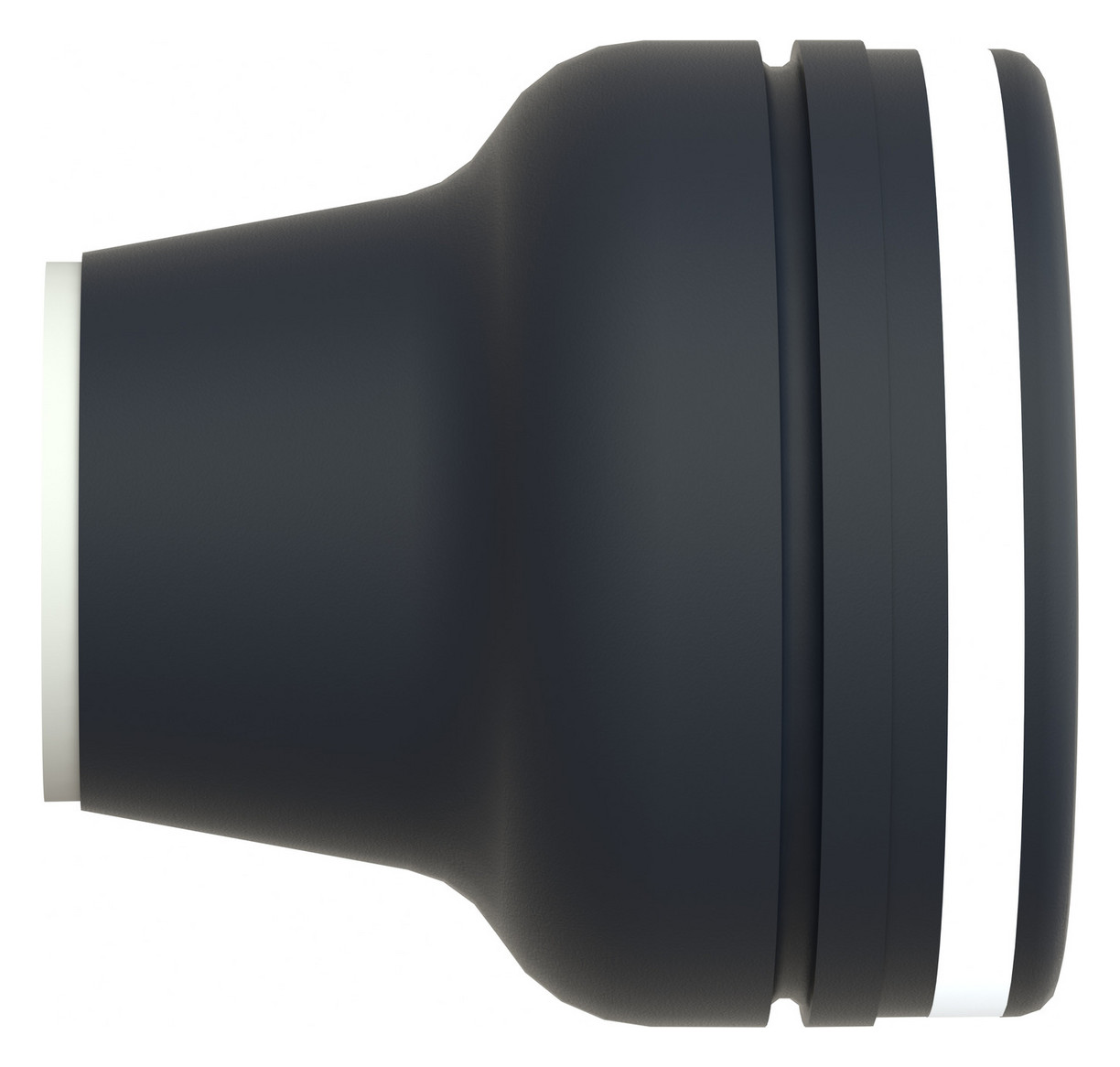 Drucktaster Front 1f ws Ø22,5mm rnd IP65 Tastend