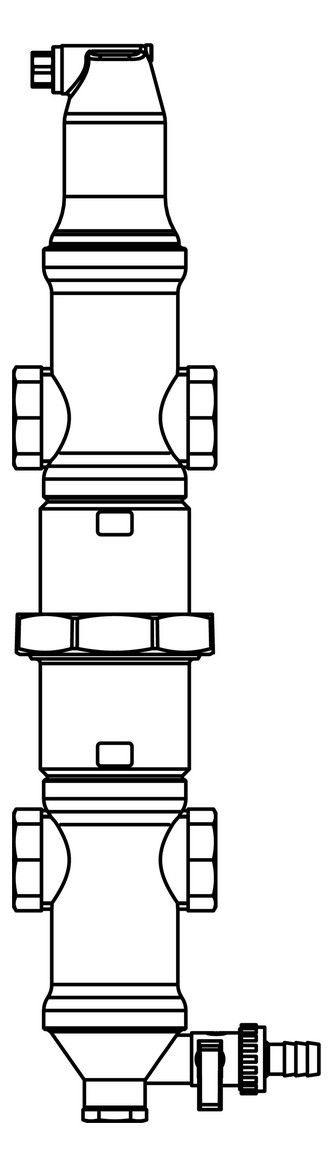 Pneumatex Weiche Zeparo ZUCM 20, G 3/4 IG, Magnetwirkung, hydraulisch, COLLECT