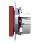 Steckdose 1f rubrt glz System M UP m.BS IP20 rubinrot