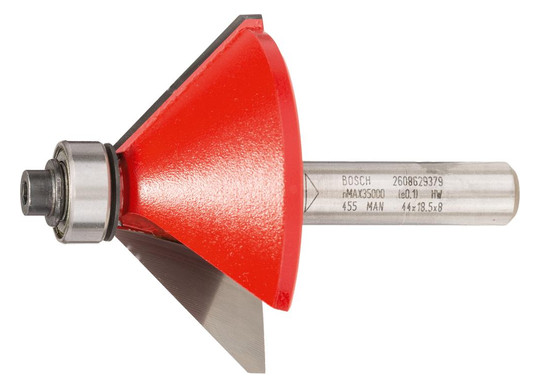 BOSCH-HM-Fasefräser Expert for Wood, Schaft 8mm -...