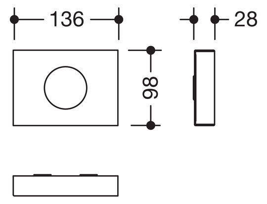 HEWI Hygienebeutelspender System 900 aus Edelstahl, pulverbeschichtet, dunkelgrau, perlglimmer tiefmatt, Wandmontage