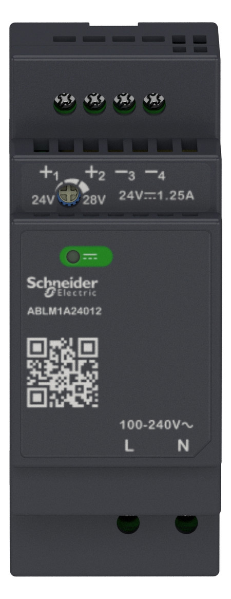 Gleichstromversorgung REG 24V 30W 30VA 100-240VAC 1,2A f.Reiheneinb IP20 Gleichstromversorgung REG 24V 30W 30VA 100-240VAC 1,2A f.Reiheneinb IP20