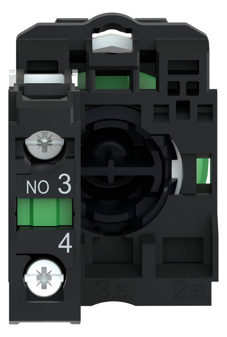 Drucktaster 1f sw rnd Ø22,5mm IP66 fl Tastend