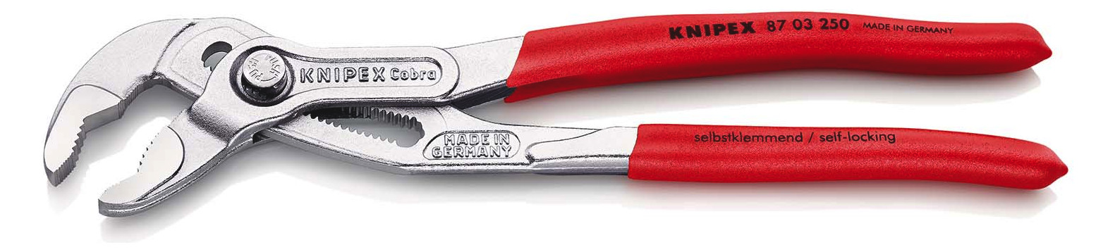 Wasserpumpenzange 250mm 2Komp Rillengel