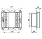 Tastsensor KNX AS/A UP mt 4pkt m.LED-Anz Mit Busankopplung