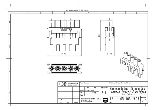 HART HAN YELLOCK             11051052805 