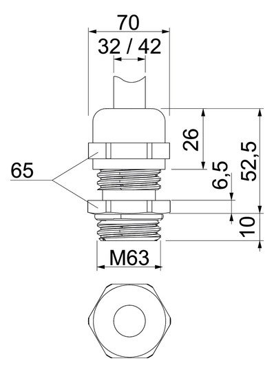 OBO V-TEC VM63 EMV Kabelverschraubung 