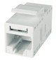 Modular-Kupplung 6 RJ45/RJ12 ger Buchse/Buchse einrasten
