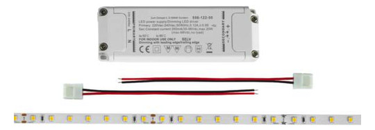LED-Lichtband 4,8W/m ws 3100K 70Stk/m IP20 DC LED nicht austauschbar 5000mm