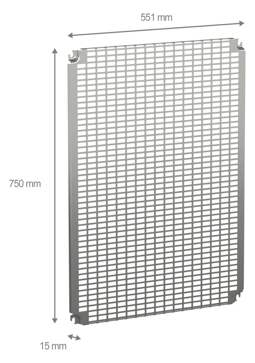 Montageplatte 800x600x15mm Metall