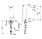 HANSA Infrarot-Waschtisch-Armatur HANSAELECTRA Netzbetrieb, ohne Ablaufgarnitur, Ausladung 124mm, chrom