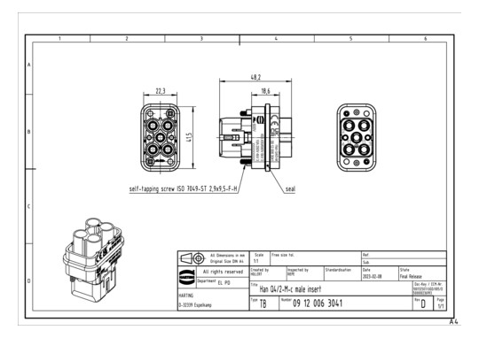 HART Han Q 4/2 M-c           09120063041 