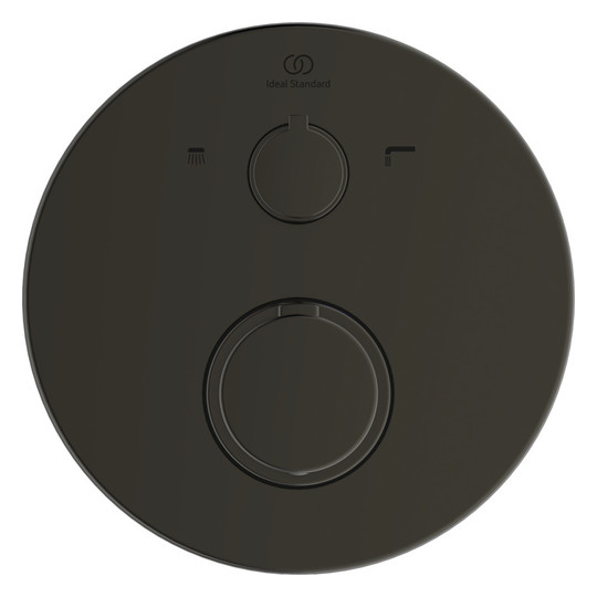 Ideal-Standard Fertigmontageset Ceratherm T 100 für UP-Badethermostat, Bausatz 2, eigensicher, magnetic grey