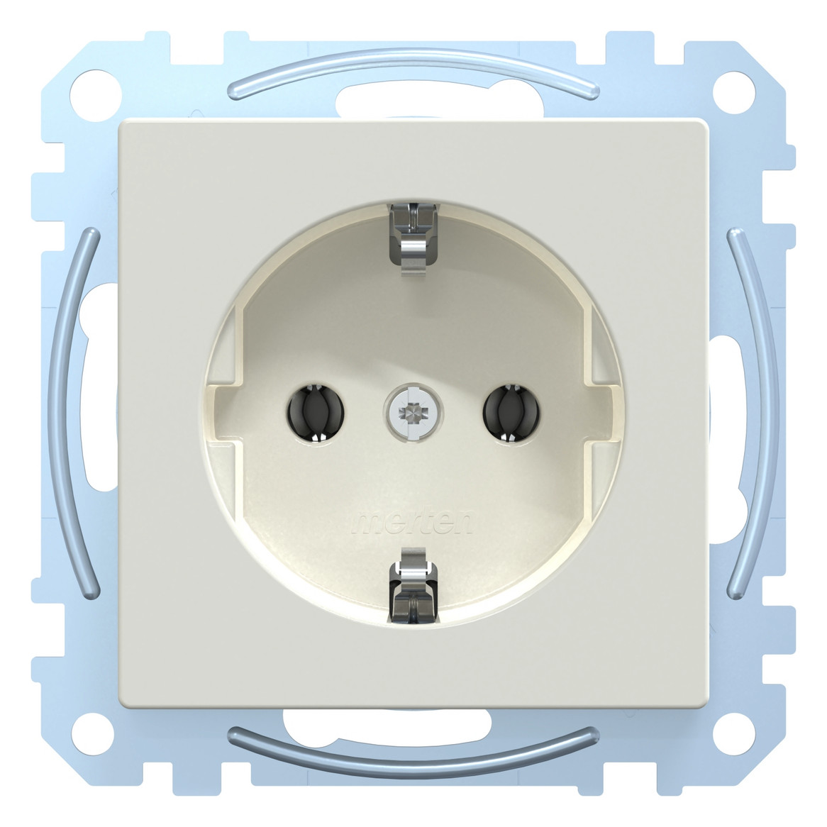 Steckdose 1f polws glz System M UP IP20 Steckdose 1f polws glz System M UP IP20