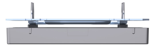 Zentralplatte Blindabd System Design edst Schraubbef