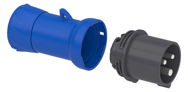 CEE-Stecker 4p 16A IP44 Acti9 380-415 V (50+60 6h Schraubkl Kst Verschraubung