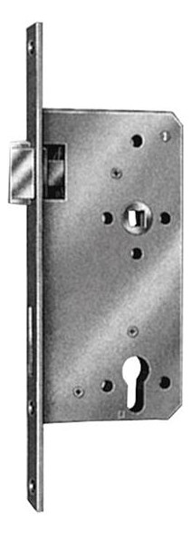 Bild E.Schl.Haustüren 65/92PZW 20 eck silb R - SSF-0