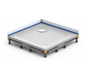 mabo Montagerahmen EVO1200 für Duschwannen von 700 x 700 mm bis 1250 x 1250 mm