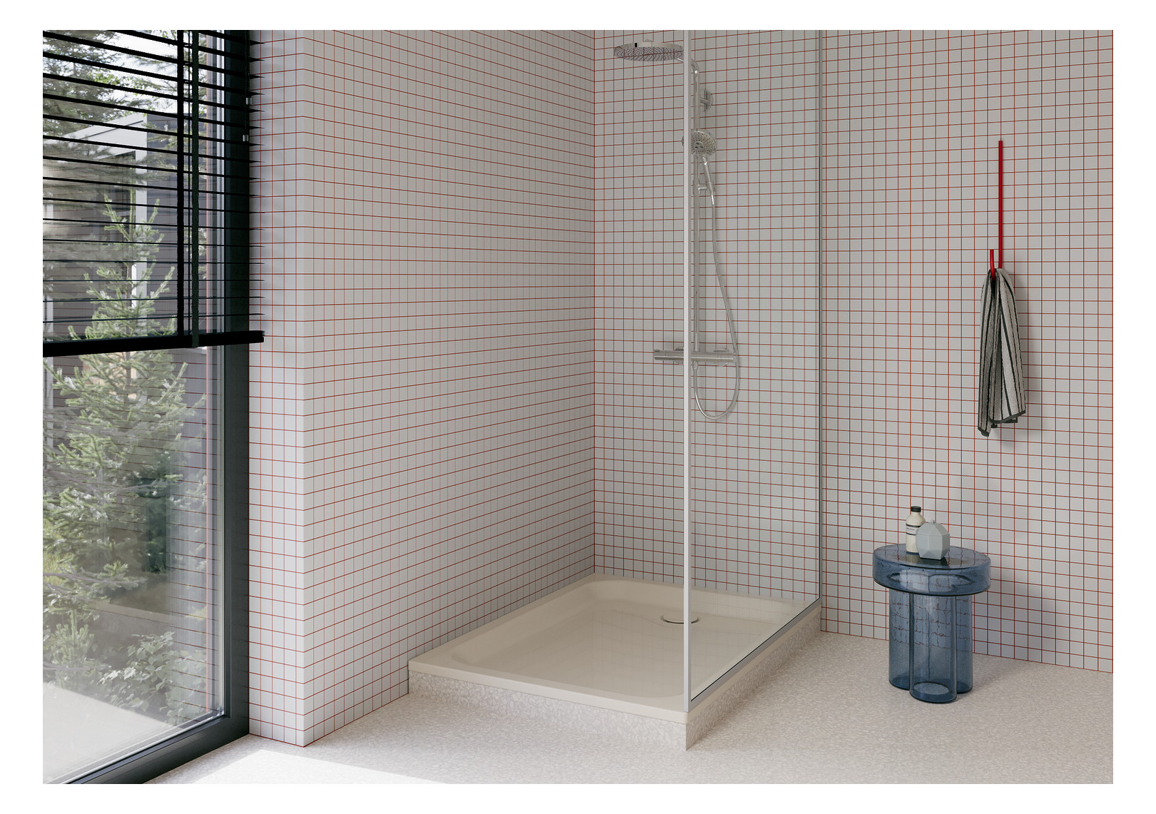 Duschwanne BetteSupra 5980 120x70x6,5cm, pergamon