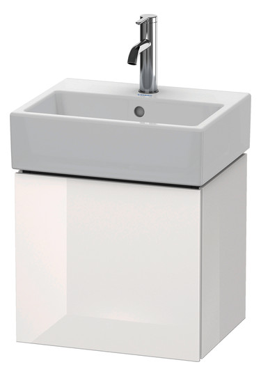Duravit Waschtisch-Unterschrank L-Cube 43,4x34,1x40cm, wandhängend, Tür rechts, nussbaum gebürstet